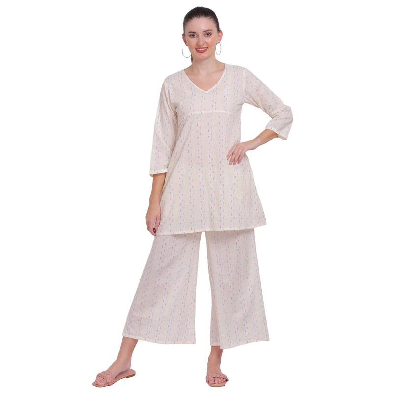 Mrima meditation wear organic cotton | Swetambri - Image 1
