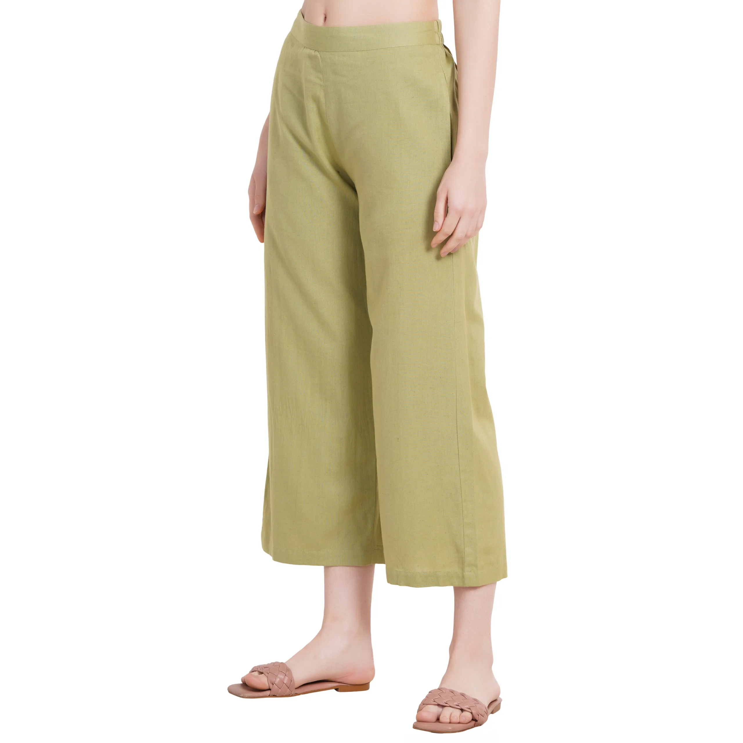 Mrima wide leg pants with pocket cotton | Rapa - Image 1