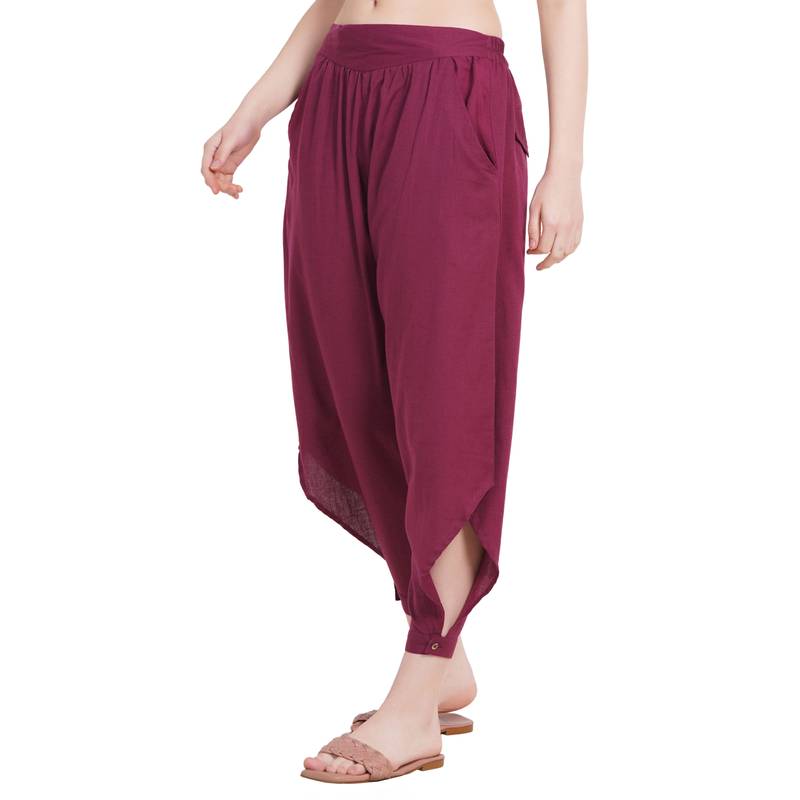 Mrima Cotton Yoga pants with Ankle Cut | AZALEA - Image 1