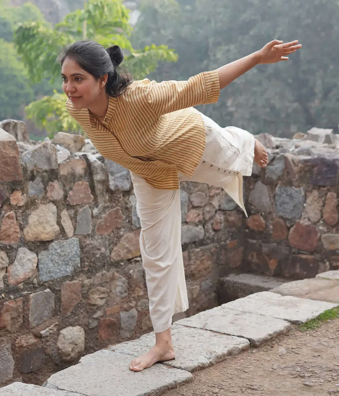 Mrima Yoga Set organic cotton with pockets | Gul Bahaar - Image 1