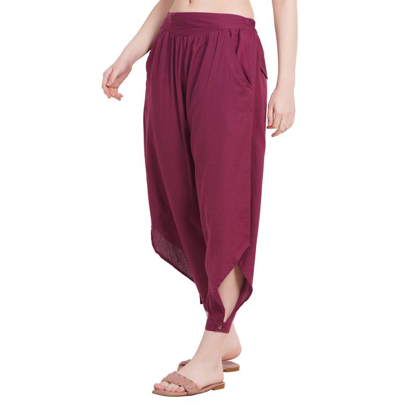 Mrima Cotton Yoga pants with Ankle Cut | AZALEA - Image 1