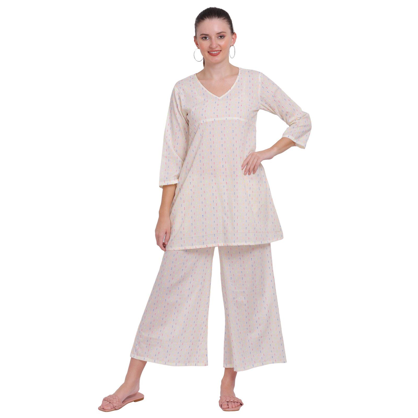 Mrima meditation wear organic cotton | Swetambri - Image 1